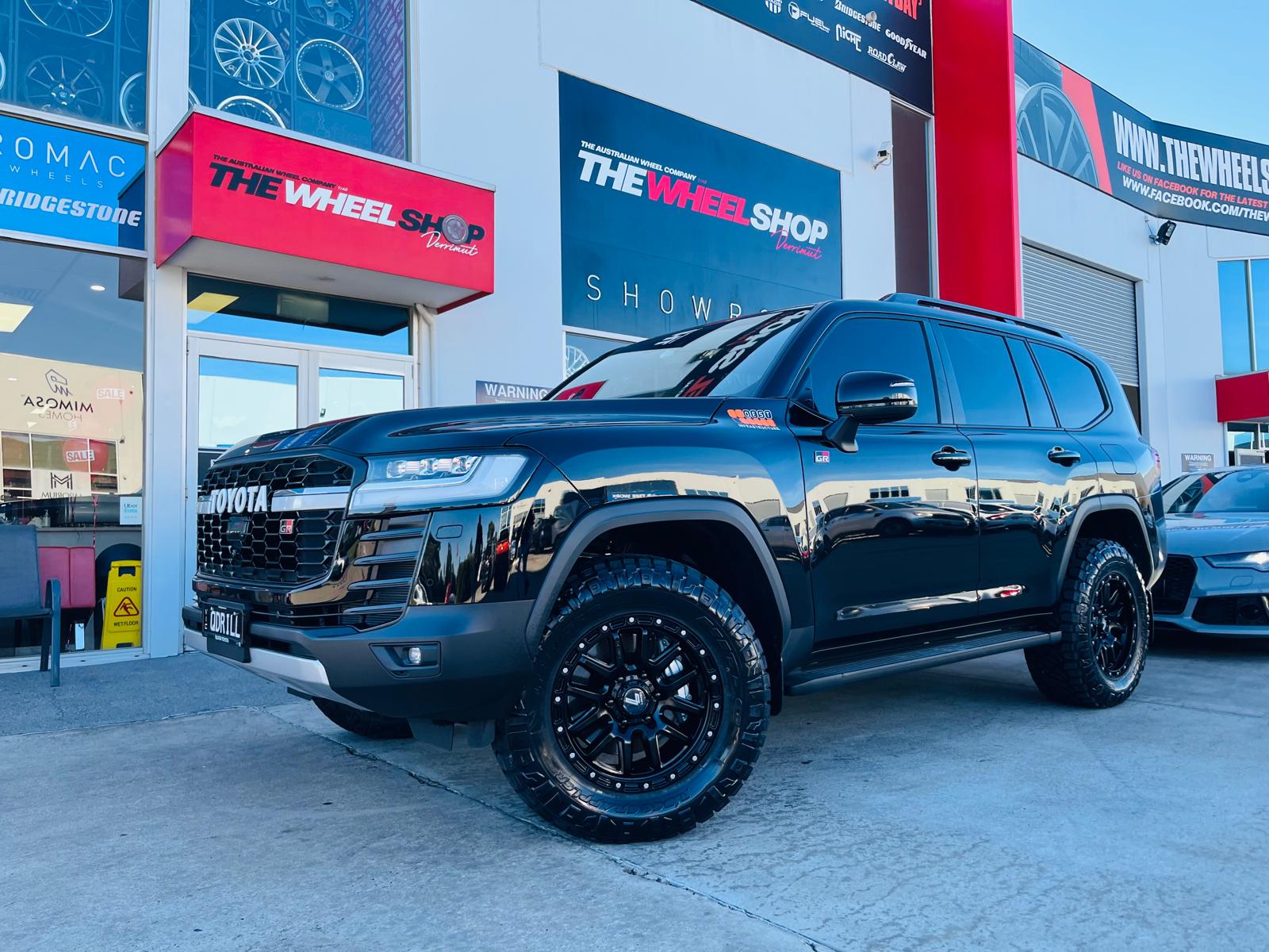 TOYOTA LANDCRUISER WITH FUEL WHEELS |  | TOYOTA